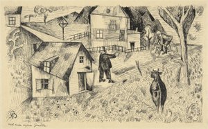Feierabend (ünnep este) alkotó: Albert Bloch