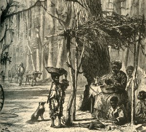 „Út menti jelenet Charleston közelében”, 1872. alkotó: Albert Bobbett