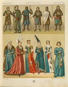 "Le Costume Historique" (A teljes jelmeztörténet), Auguste Racinet, IV. kötet alkotó: Albert Charles August Racinet