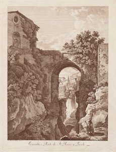 St. Rocco vízesés és híd Tivoliban