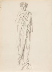 Aino Ackté mint Alcestis, vázlat alkotó: Albert Edelfelt