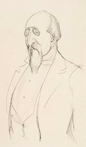 Leo Mechelin karikatúrája alkotó: Albert Edelfelt
