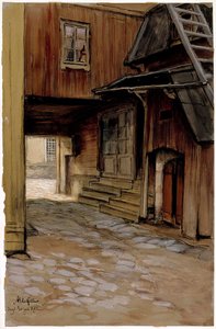 Ház Porvoóban alkotó: Albert Edelfelt