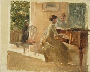 A haikói szalonban alkotó: Albert Edelfelt
