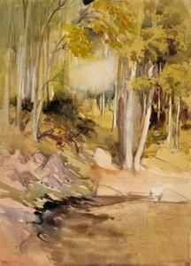 Az erdőben alkotó: Albert Edelfelt