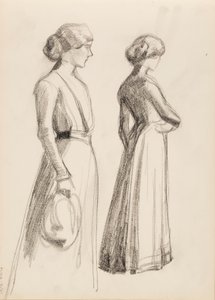 Két női karakter alkotó: Albert Edelfelt
