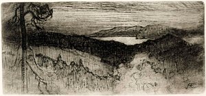 Táj Tavastiából alkotó: Albert Edelfelt