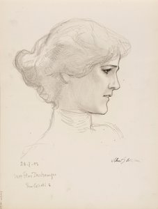 Flore Deschamps asszony alkotó: Albert Edelfelt