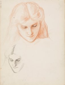 Egy nő arca alkotó: Albert Edelfelt
