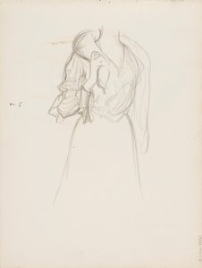 Naishahmo (Flore Deschamps asszony) alkotó: Albert Edelfelt