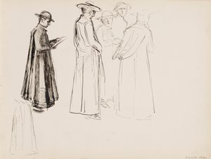 Lelkészek alkotó: Albert Edelfelt