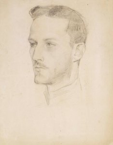 Carl herceg portrétvázlata, fej alkotó: Albert Edelfelt