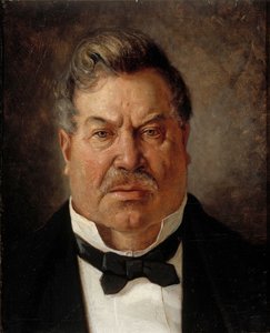 August Streng portréja alkotó: Albert Edelfelt