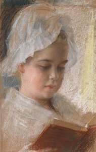 Berta Edelfelt portréja, vázlat alkotó: Albert Edelfelt