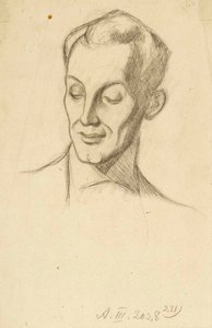 Bruno Aspelin portréja alkotó: Albert Edelfelt