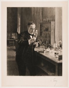 Louis Pasteur portréja alkotó: Albert Edelfelt