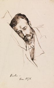 Pietro Krohn portréja alkotó: Albert Edelfelt