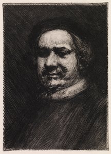 Rembrandt portréja, Rembrandt műve alapján készült másolat alkotó: Albert Edelfelt