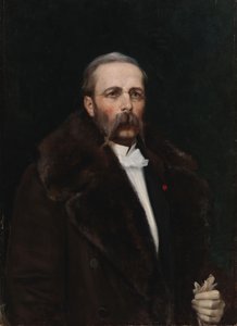 A művész apjának, Carl Albert Edelfelt főigazgatónak a portréja alkotó: Albert Edelfelt