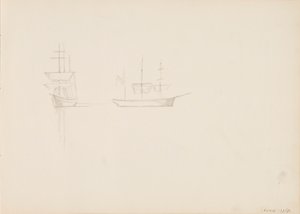 Vitorlás hajók alkotó: Albert Edelfelt