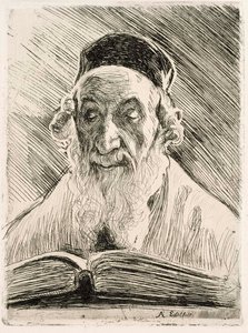 Olvasó rabbi alkotó: Albert Edelfelt
