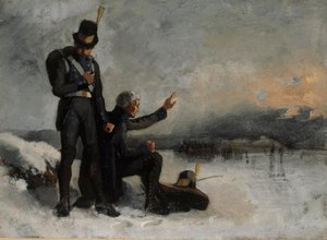 Jelenet a finn háborúból alkotó: Albert Edelfelt