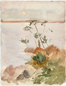 Tengerpart holdfényben alkotó: Albert Edelfelt