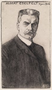 Önarckép alkotó: Albert Edelfelt