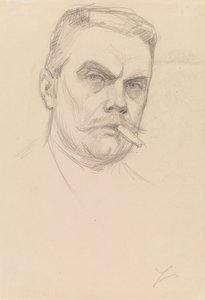 Önarckép szivarral alkotó: Albert Edelfelt