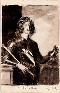 Sir Edmund Verney, másolat Anthony van Dyck nyomán alkotó: Albert Edelfelt