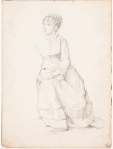 Ülő nő alkotó: Albert Edelfelt