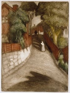 Utca Porvoóban alkotó: Albert Edelfelt