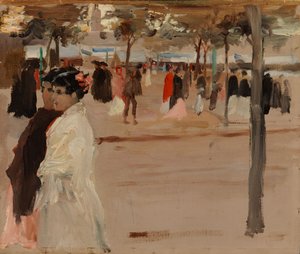 Tanulmány a sevillai parti úthoz alkotó: Albert Edelfelt