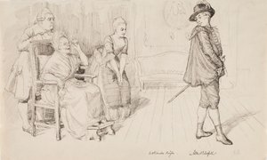 „Az új svéd viselet“, illusztráció Carl Snoilsky Svenska bilder című művéhez, a „Negyven évvel később“ című vershez alkotó: Albert Edelfelt