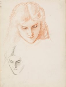 Egy nő arca alkotó: Albert Edelfelt