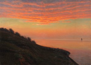 Esti hangulat a dán tengerparton, 1920. alkotó: Albert Edvard Wang