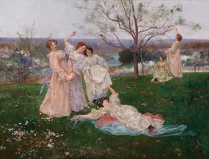 Tavaszi virágok, 1897 körül alkotó: Albert-Emile Artigue