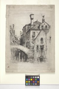 Rio Della Senza, Velence (rézkarc)