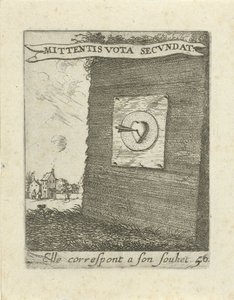 Nyíl a szív közepén Moralizing Love Emblems (sorozat címe) Devises et emblesmes d