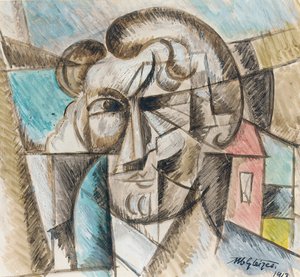 Egy férfi feje alkotó: Albert Gleizes