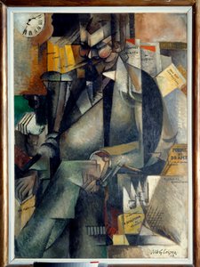Eugene Figuiere, francia szerkesztő portréja alkotó: Albert Gleizes