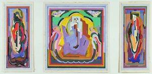 Tanulmány egy triptichonhoz alkotó: Albert Gleizes