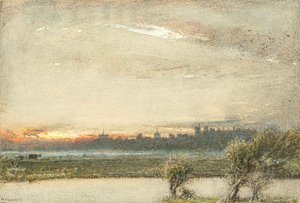 Arundel Castle, Sussex (akvarell) alkotó: Albert Goodwin