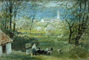 Bavino - Maggiore-tó alkotó: Albert Goodwin