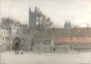 Canterbury alkotó: Albert Goodwin