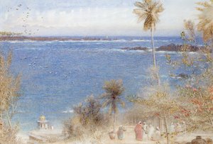 Ceylons Isle, 1905 (wc papíron) alkotó: Albert Goodwin