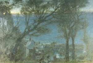 Clovelly alkotó: Albert Goodwin