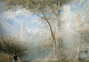 Merano, Észak-Olaszország alkotó: Albert Goodwin