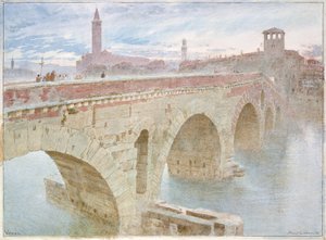 Verona, 1896 (wc papíron) alkotó: Albert Goodwin