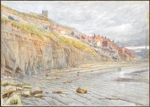 Whitby (akvarell és tinta) alkotó: Albert Goodwin
